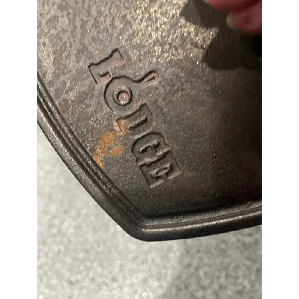 Lodge cast iron panini press‎ stovetop grill camping sandwich meats hamburgers